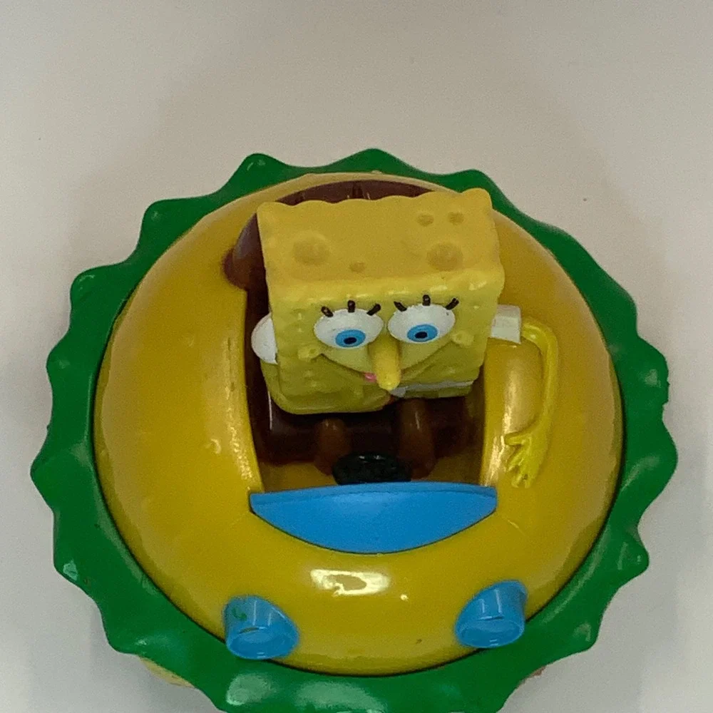 SpongeBob SquarePants Patty Wagon Burger Car Toy Figure 2015 Viacom DecoPac